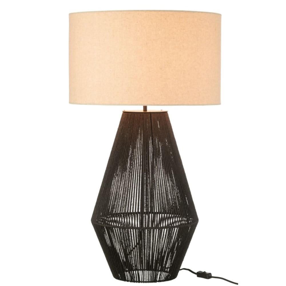 lampe en papier et métal