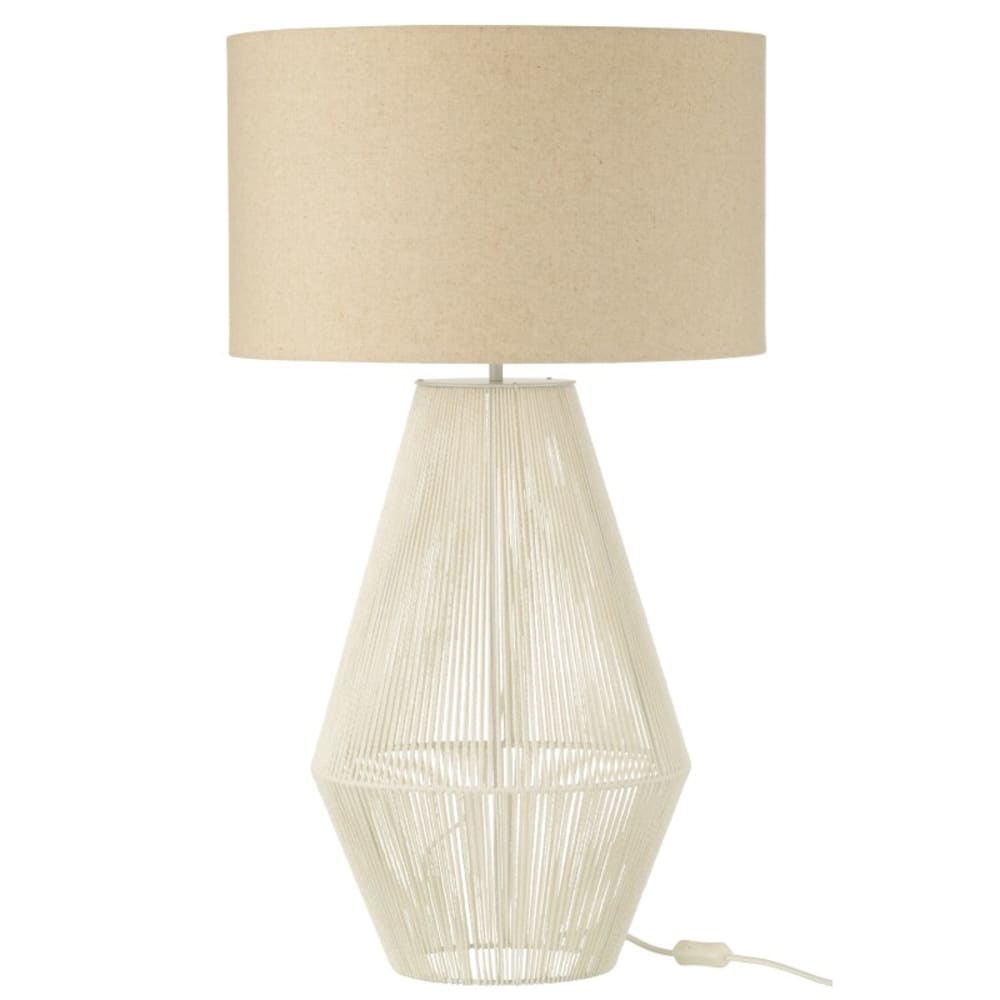 lampe en papier et métal