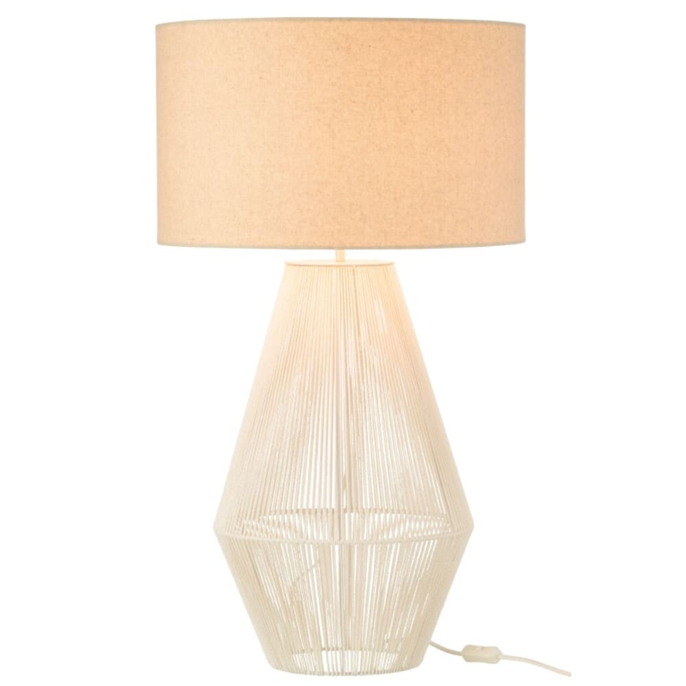 Lampe en papier et métal noir 45x45x78 cm — vue 4