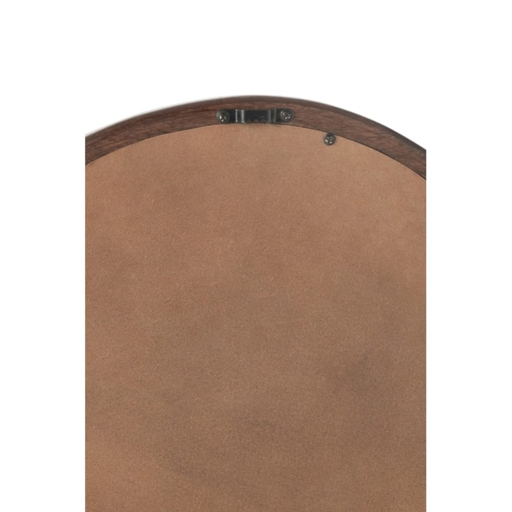 Miroir avec cadre en bois marron 59x2.5x56 cm