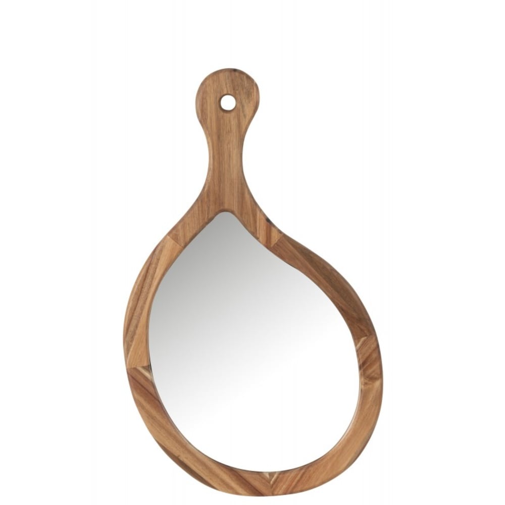 Miroir palette en bois