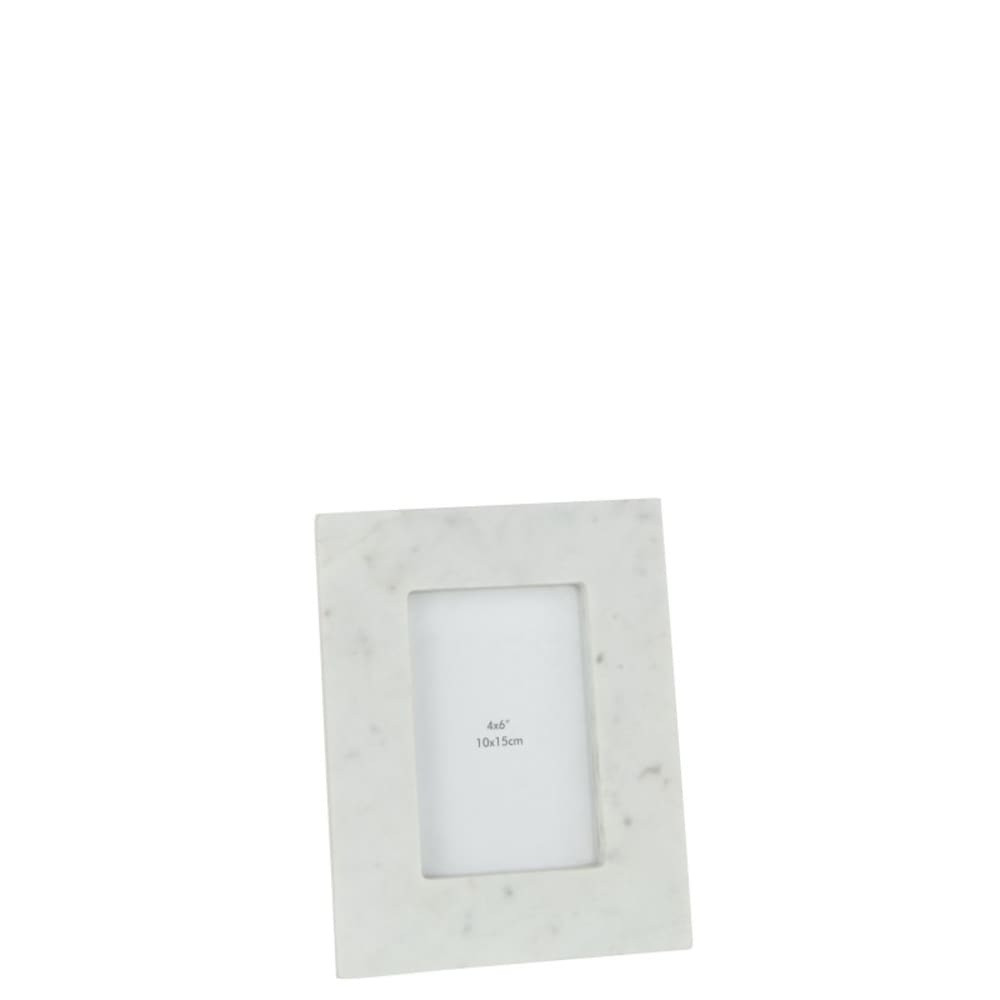 Cadre photo 10x15cm en marbre blanc 18x2x23 cm