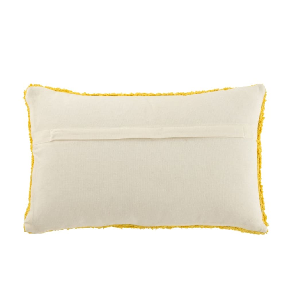 Coussin rectangulaire > jaune 30x50x15 cm