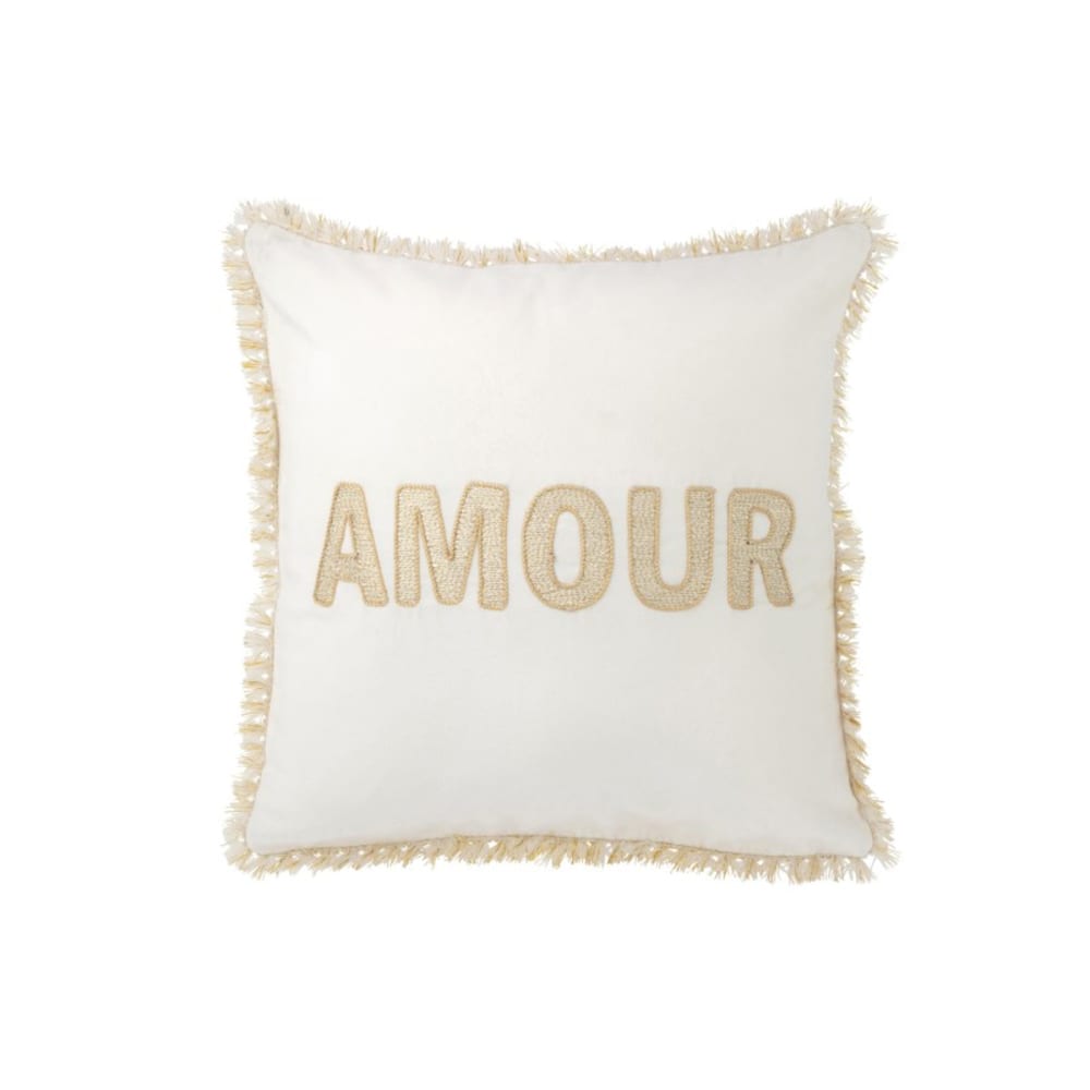 Coussin carré en textile