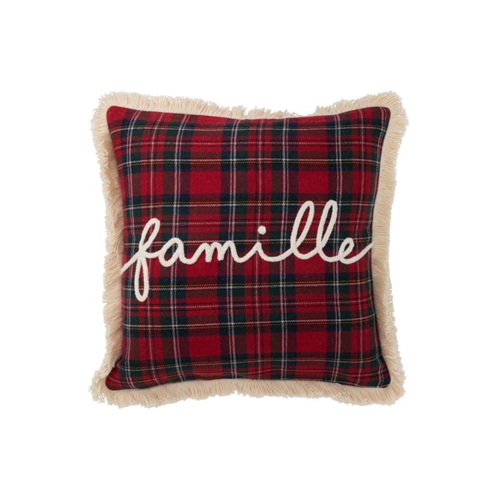 Coussin carré en textile - multicouleur