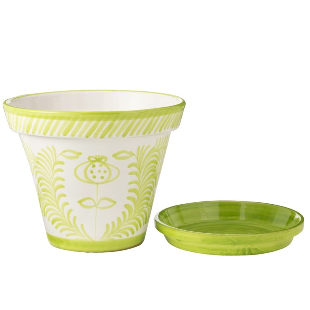 Cache-pot avec soucoupe