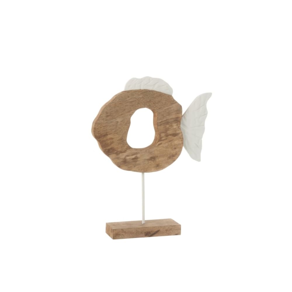 J-line Pez sobre base de madera