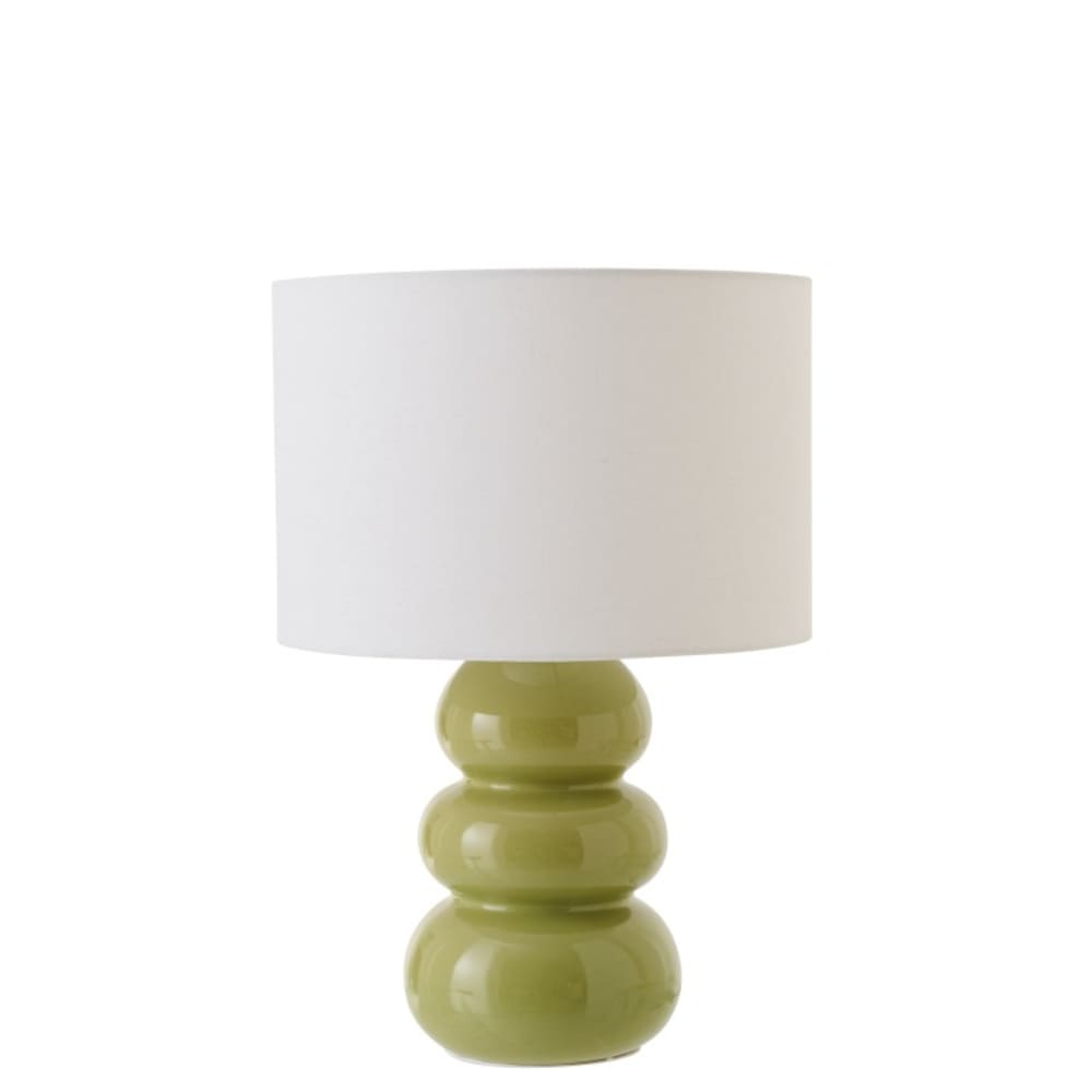 Lampe de table en céramique vert 33x33x48 cm — vue 4