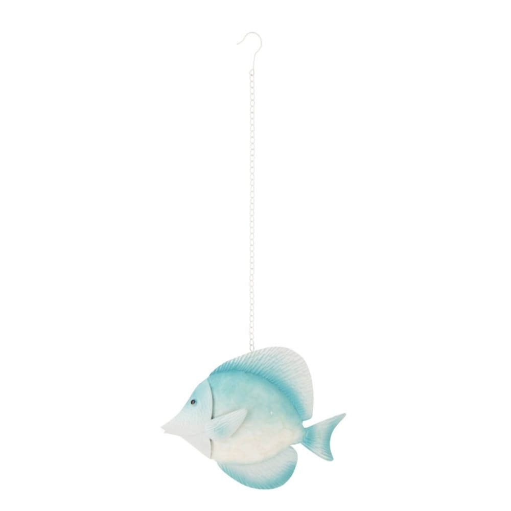 J-line Pez colgante de metal azul