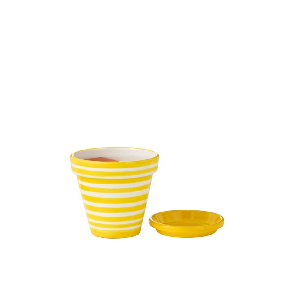 Cache-pot avec soucoupe