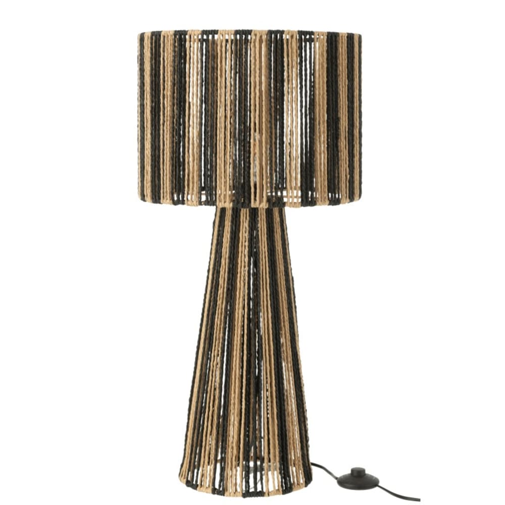 lampe en cordes marron