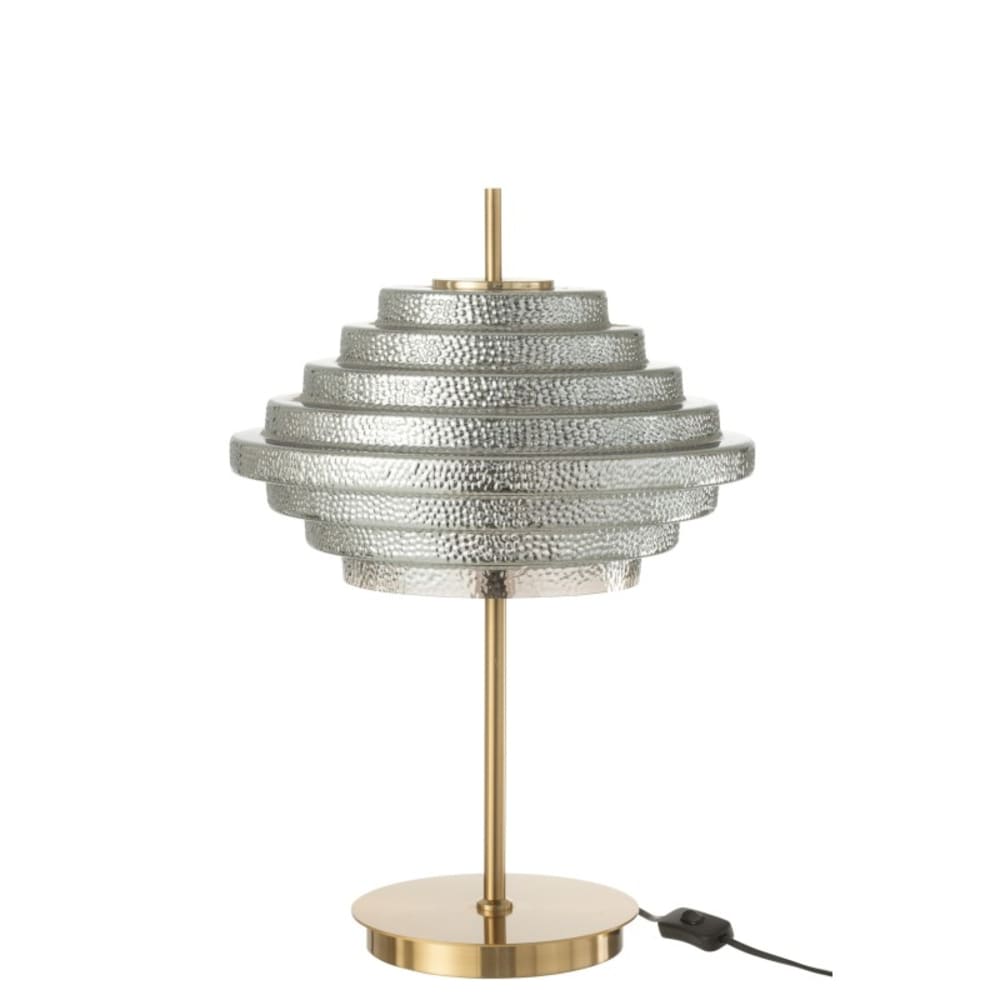 lampe de table en verre