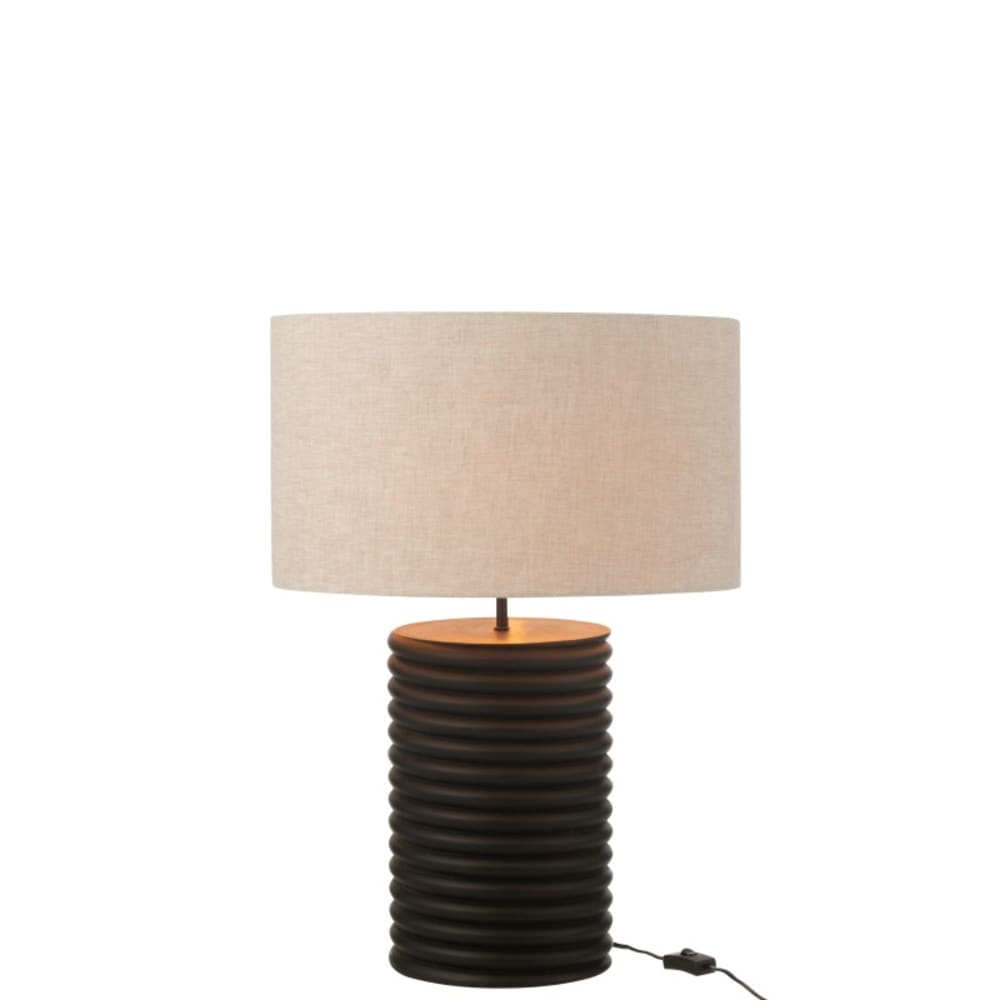 lampe de table en bois