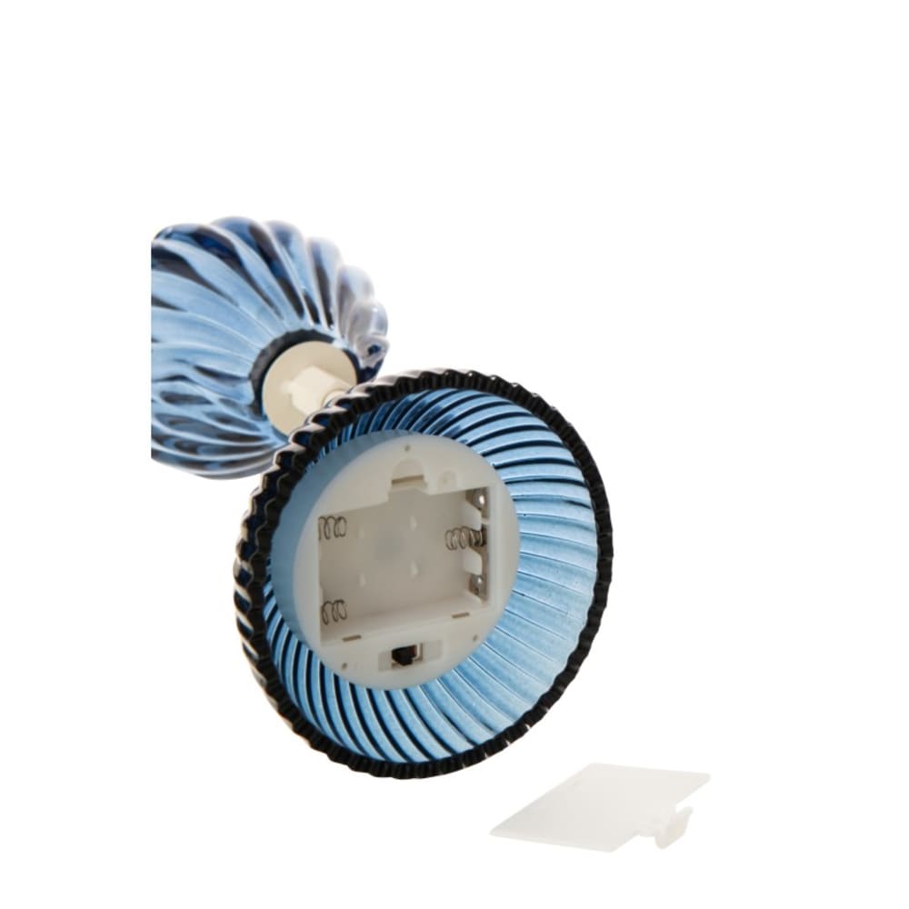 Lampe de table led en métal bleu 20x10.5x32 cm — vue 3