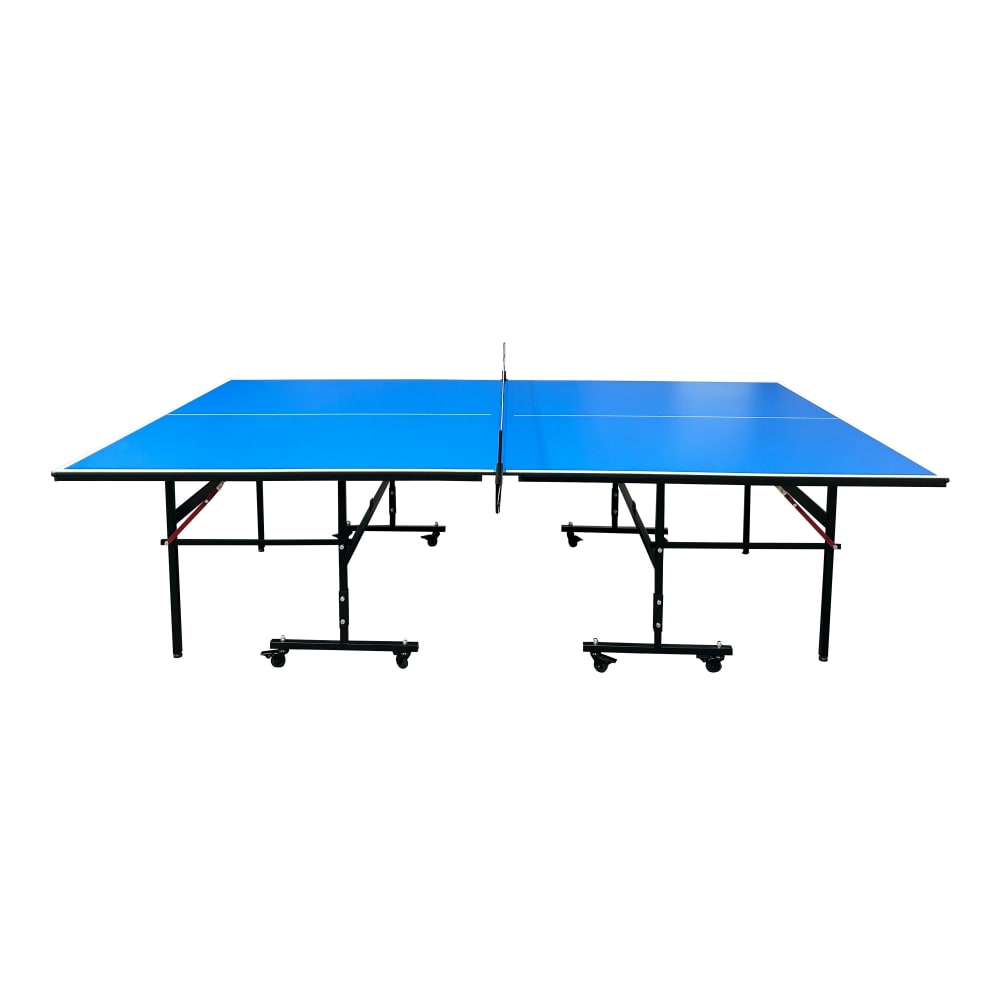 Tischtennisplatte - klappbar, Indoor, Blau - inkl. Netz - Maisons