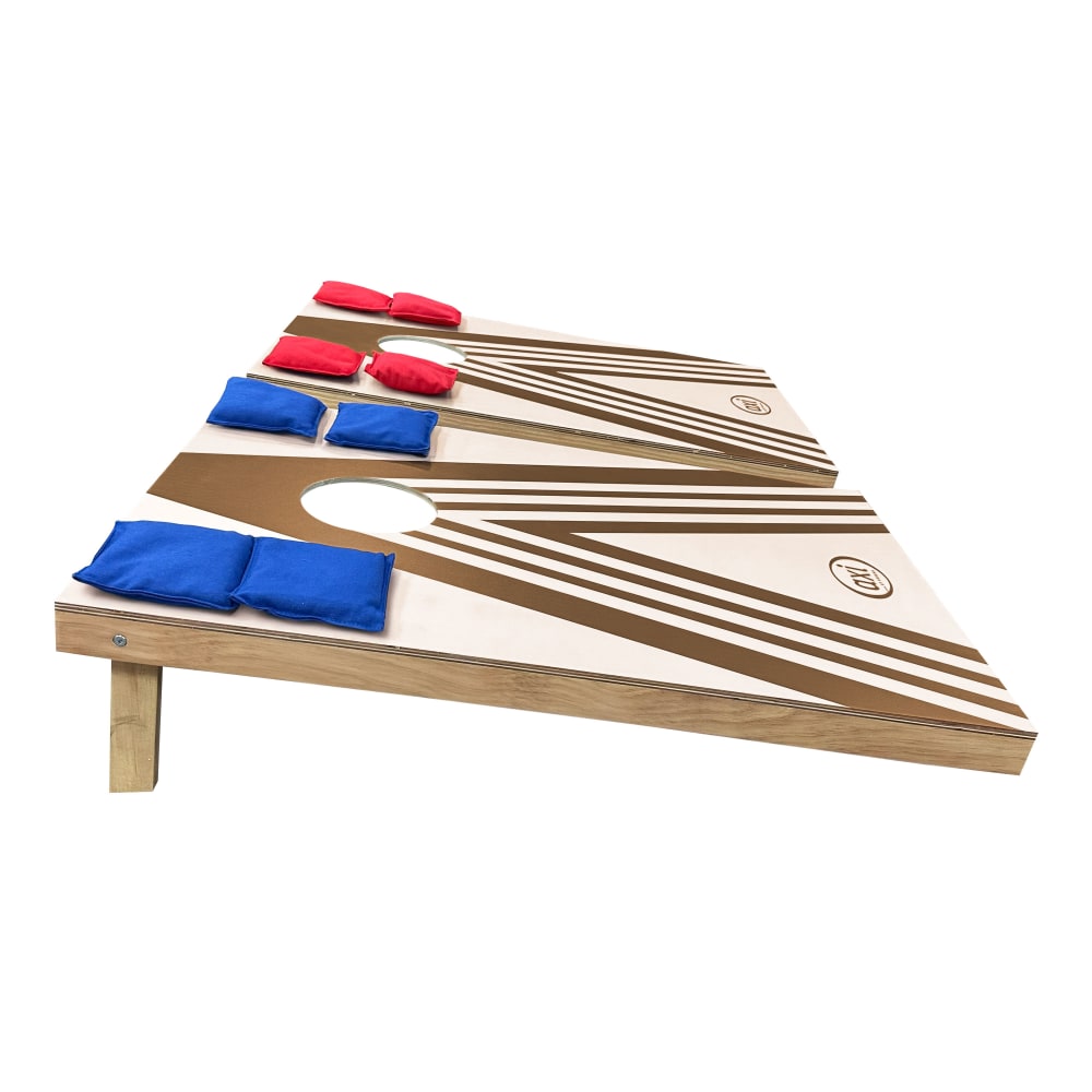 Cornhole mit 2 Holzbrettern - 8 Säckchen und Tragetasche - 91 x
