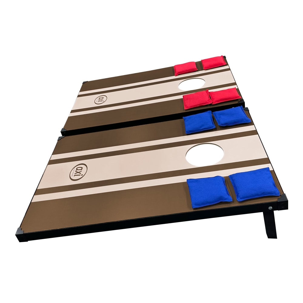 Cornhole mit 2 Holzbrettern - 8 Säckchen und Tragetasche - 91 x