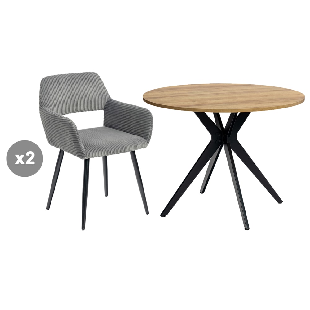 Ensemble de salle à - table velours