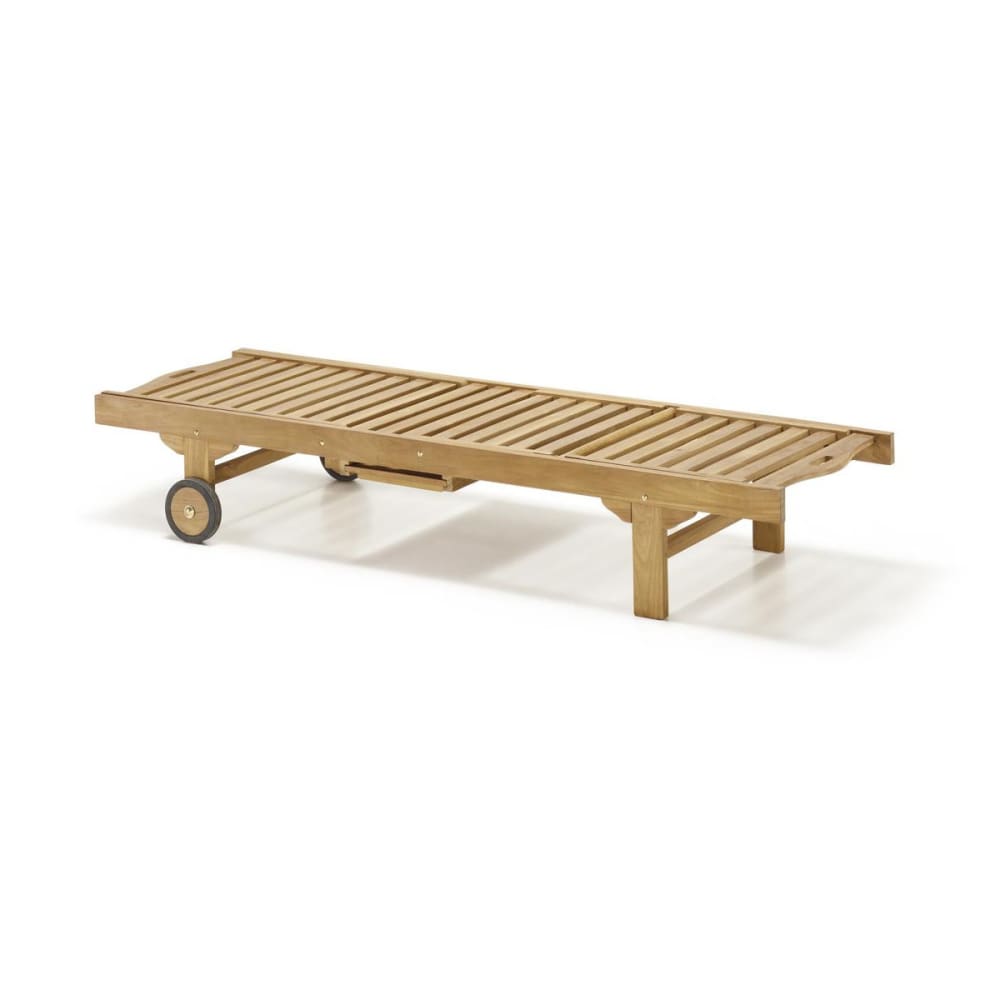Transat en bois naturel