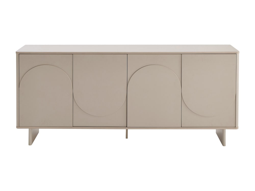 buffet effet bois beige