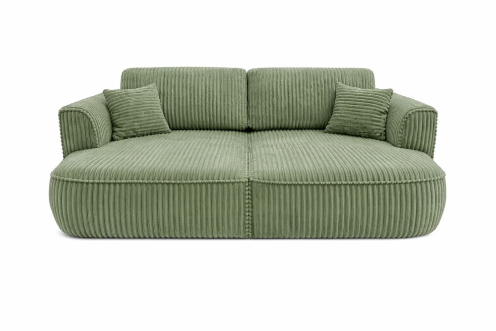 Canapé modulaire Cozi - velours vert clair