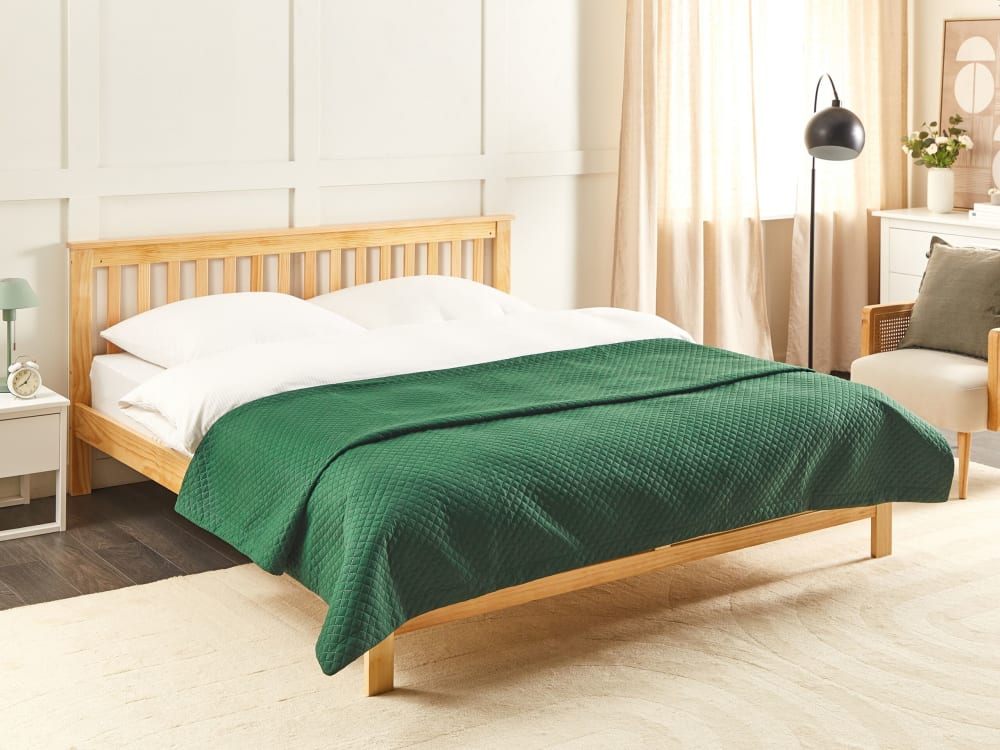 Tagesdecke aus Polyester 220 x 200cm, grün - Maisons Du Monde
