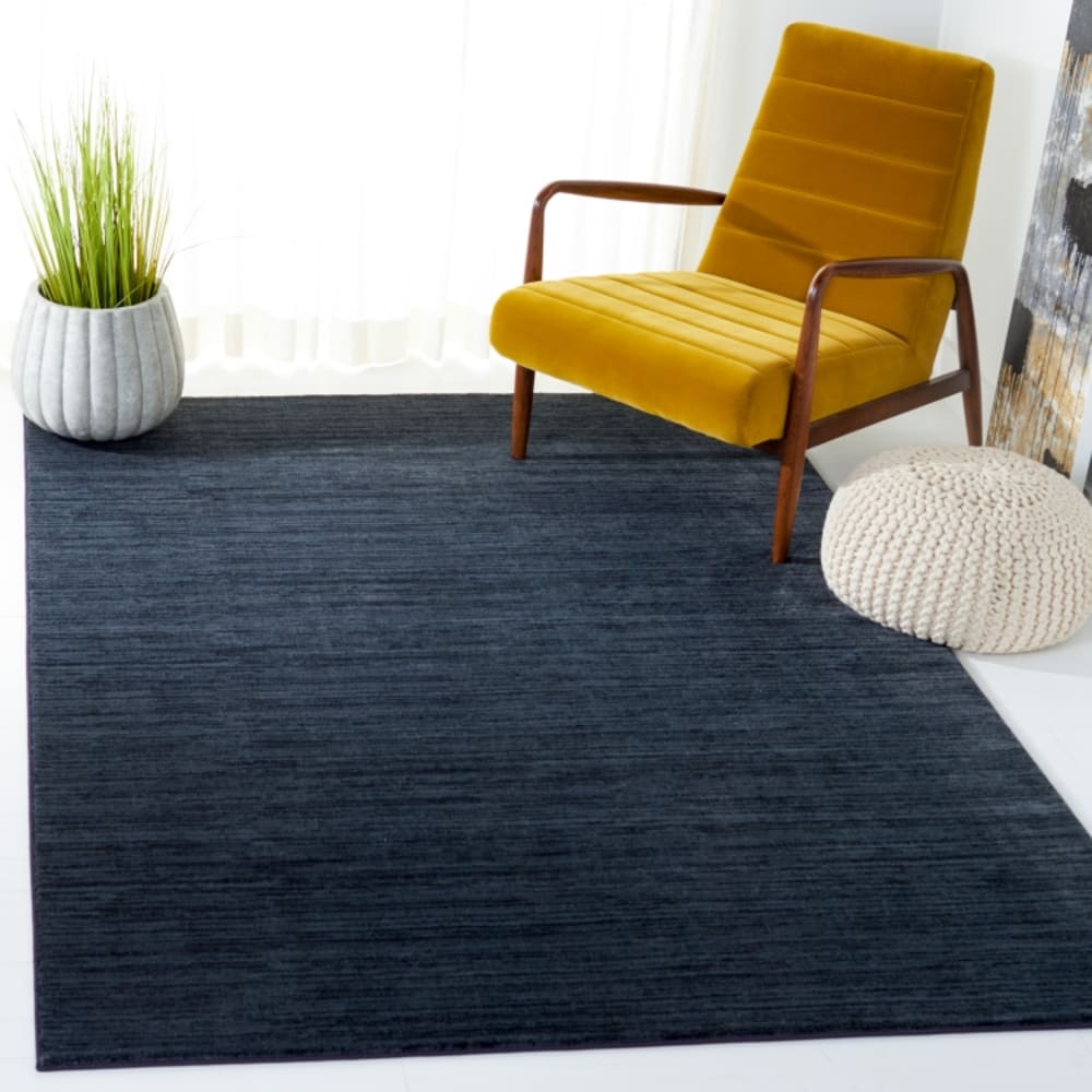 Tapis moderne en polypropylène noir, 155 x 229 cm — vue 3