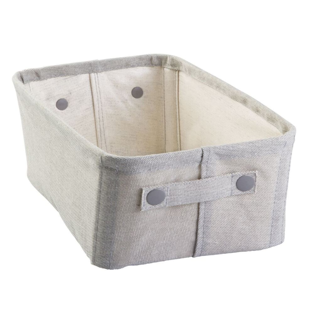 IDesign Ablagekorb Rechteck 22x34cm geflochtenes Papier grau wren - Stoff