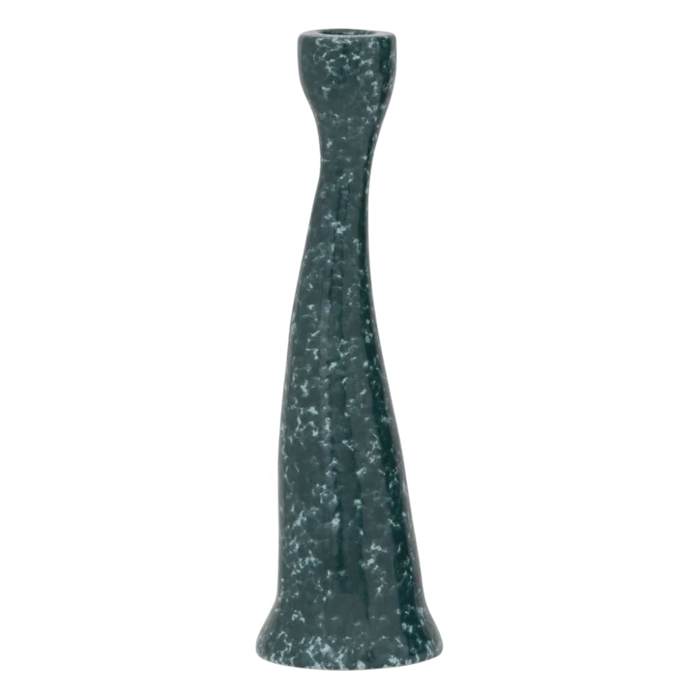 Urban Nature Culture Kerzenhalter aus Keramik grün Ø 7.5 * 24.5 cm - Keramik