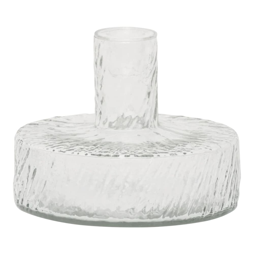 Urban Nature Culture Kerzenhalter aus Glas transparent Ø 15 * 12 cm - Glas