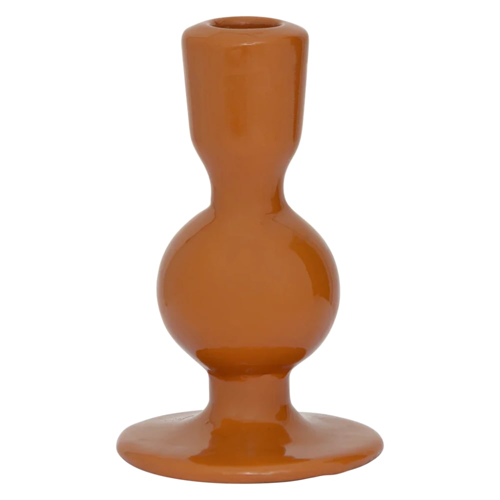 Urban Nature Culture Kerzenhalter aus Ecomix orange Ø 8.5 * 14 cm orange Naturfasern