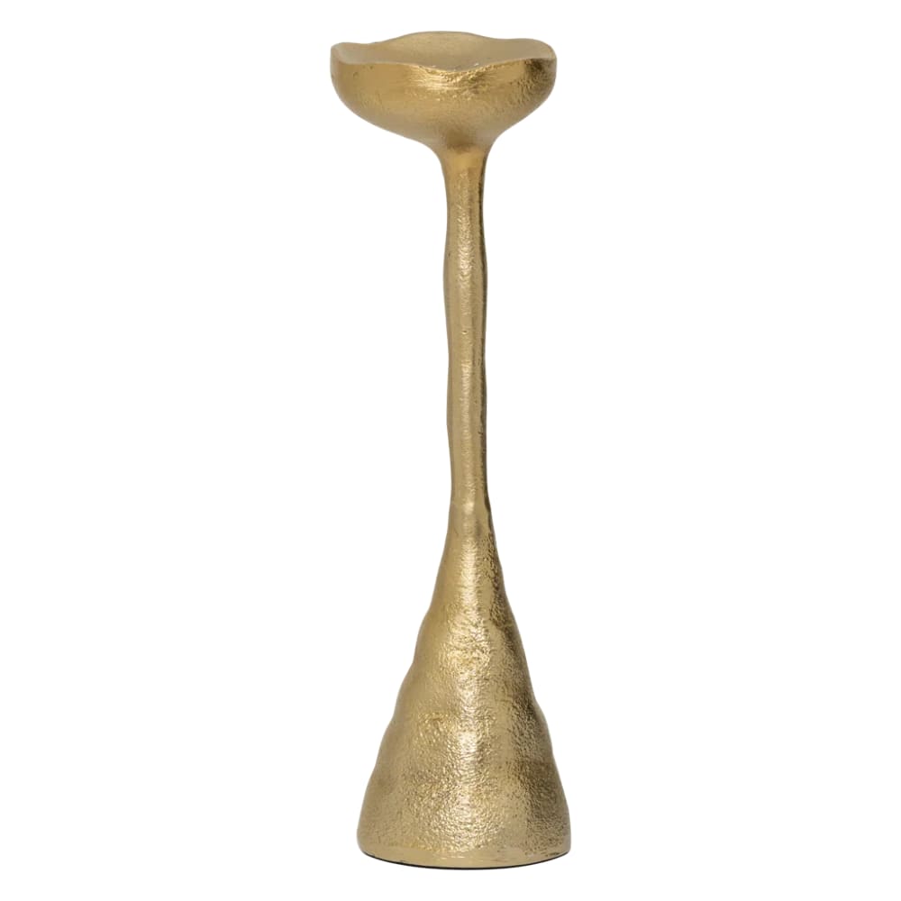 Urban Nature Culture Kerzenhalter aus Aluminium gelb 6.5 * 6.5 * 25 cm - Aluminium