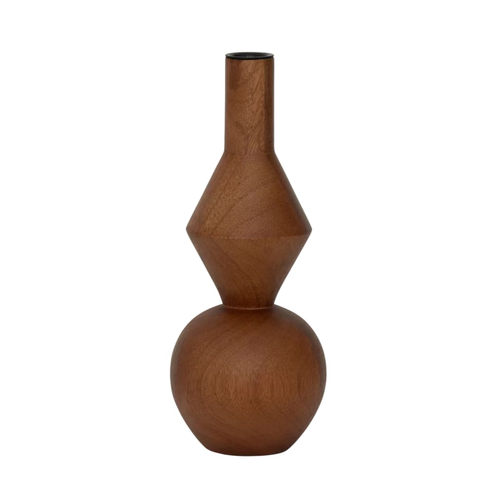 Urban Nature Culture Kerzenhalter aus Mangoholz braun Ø 10 * 26 cm - -