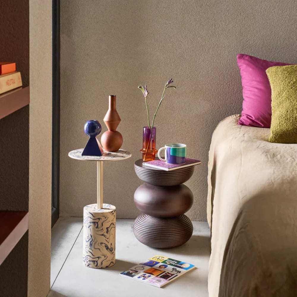 Kerzenhalter aus Mangoholz braun Ø 10 * 26 cm - Maisons Du Monde