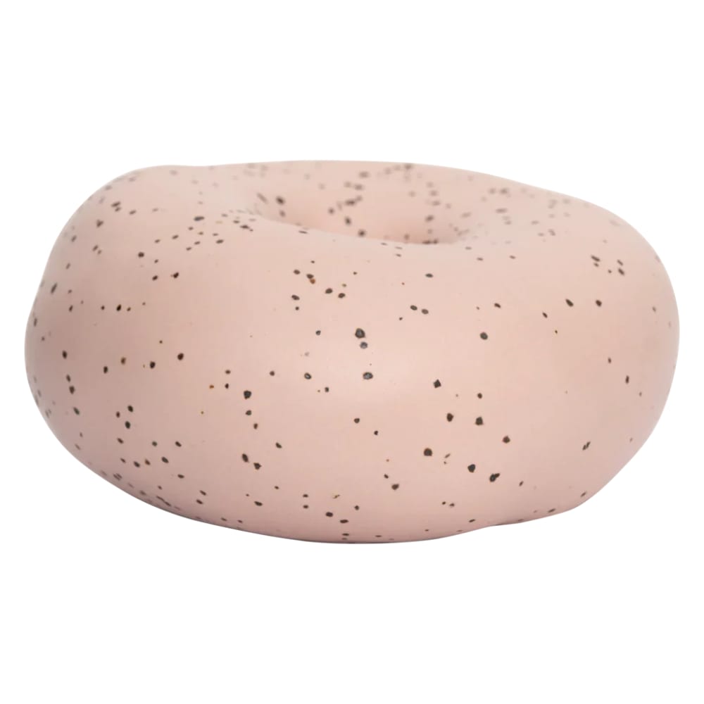 Urban Nature Culture Kerzenhalter aus Keramik rosa Ø 10 * 4.5 cm - Keramik