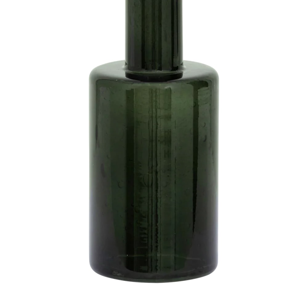 Bougeoir en verre verte ø 6.5 * 21 cm — vue 3