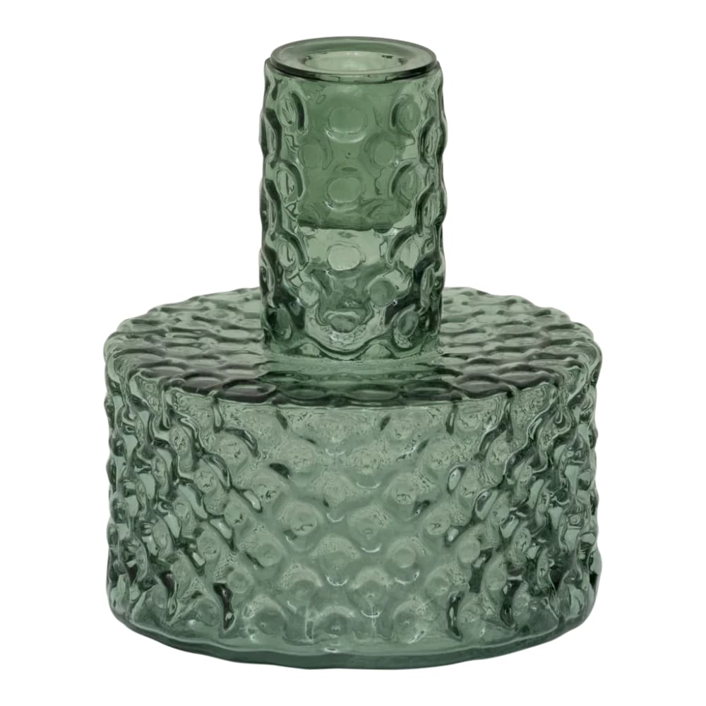 Urban Nature Culture Kerzenhalter aus Glas blau Ø 11.5 * 13.5 cm - Glas