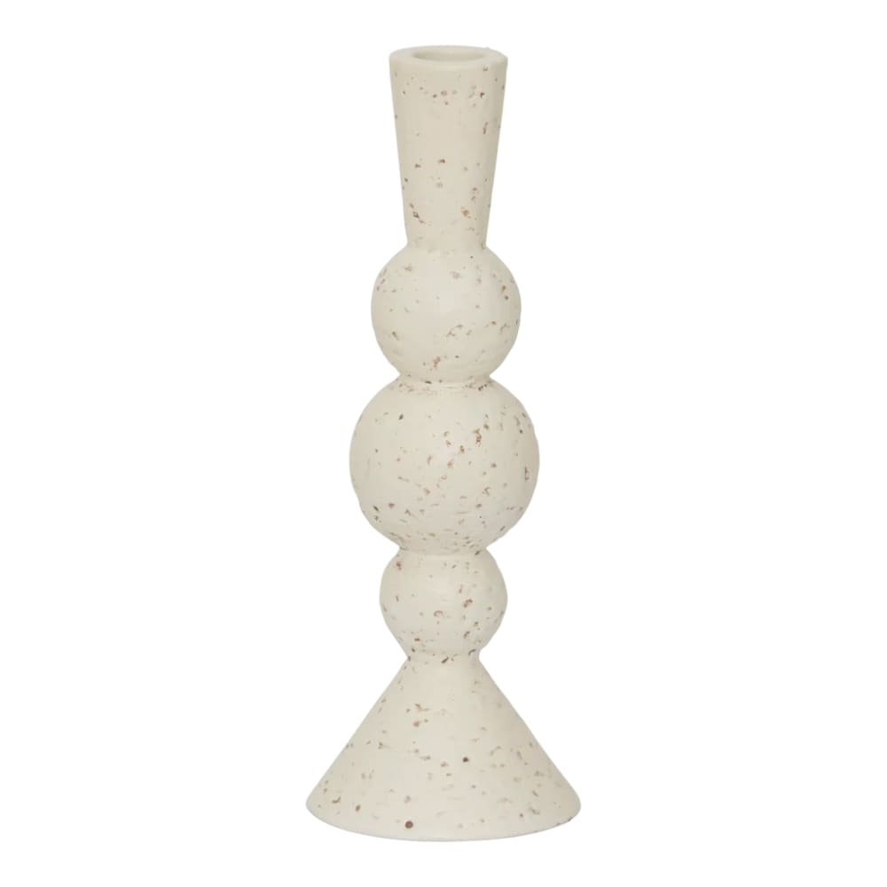 Urban Nature Culture Kerzenhalter aus Keramik weiß Ø 8.5 * 23.5 cm - Keramik