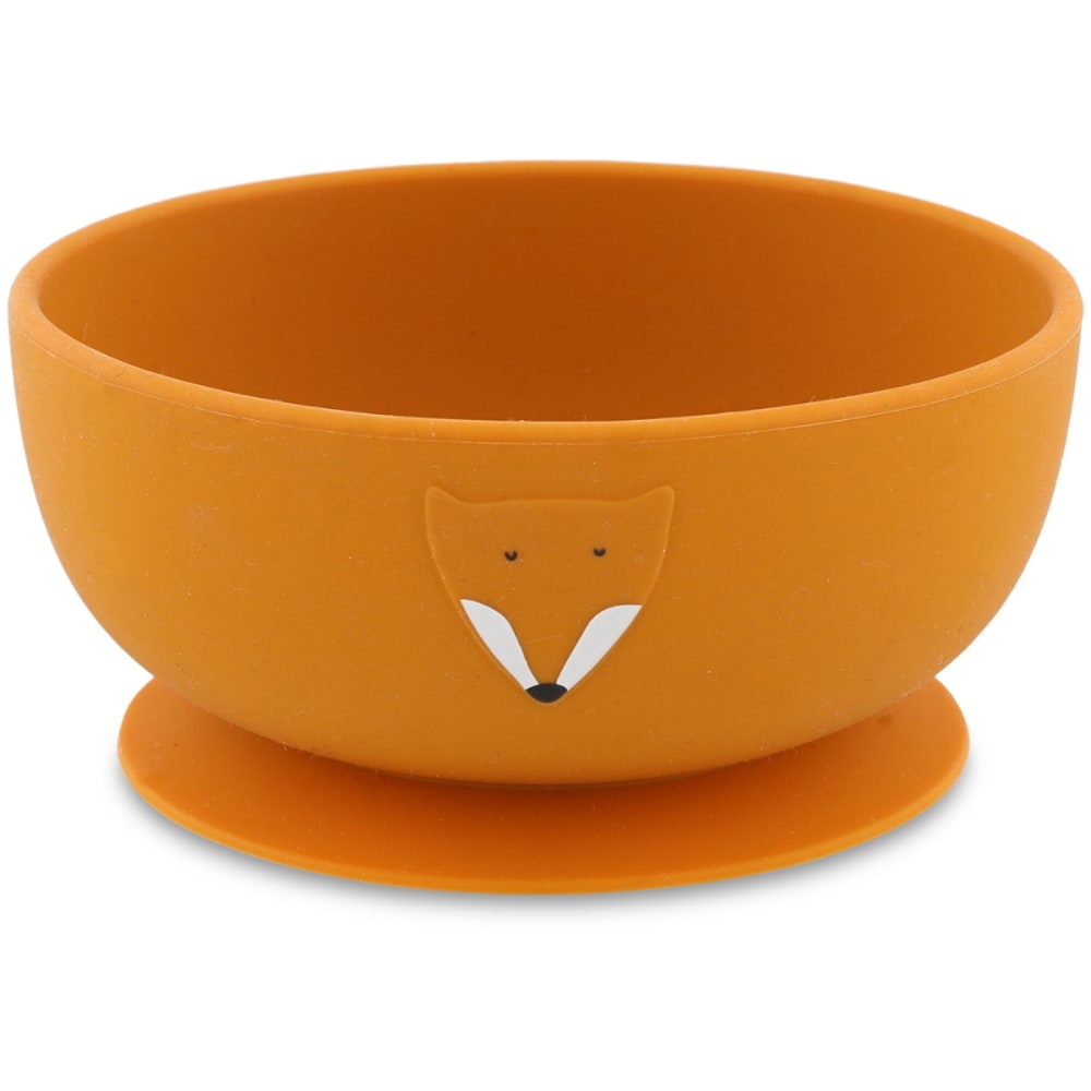 Trixie Silikon-Schüssel mit Saugnapf Mr Fox ORANGE SILIKON-ORGANOSILOXAN Kinder