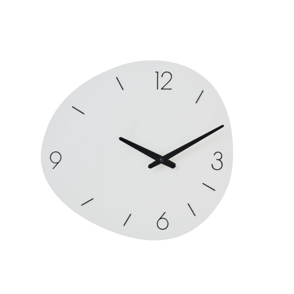 horloge murale ovale