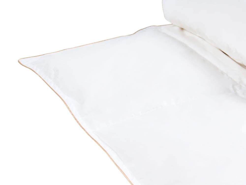 Beliani Bettdecke aus Baumwolle 240 x 220cm, weiß - Baumwolle