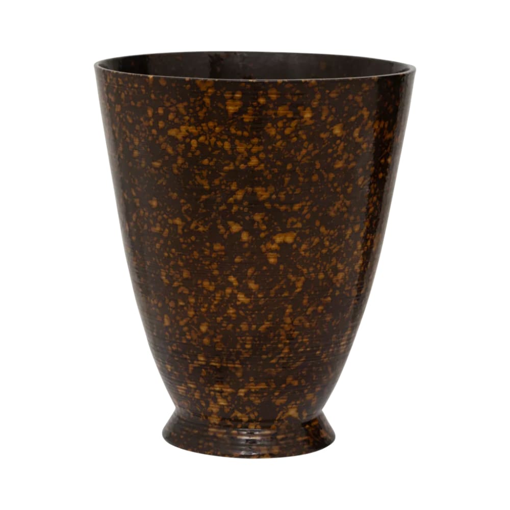 Pot en céramique marron ø 27.5 * 33 cm