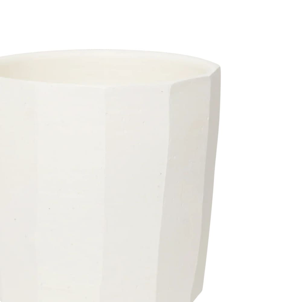 Pot en terre cuite blanche ø 21.5 * 25 cm — vue 4