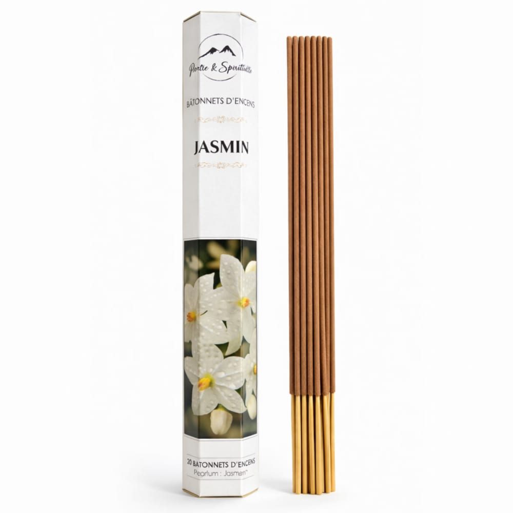 Boîte de 20 bâtonnets d encens parfum jasmin