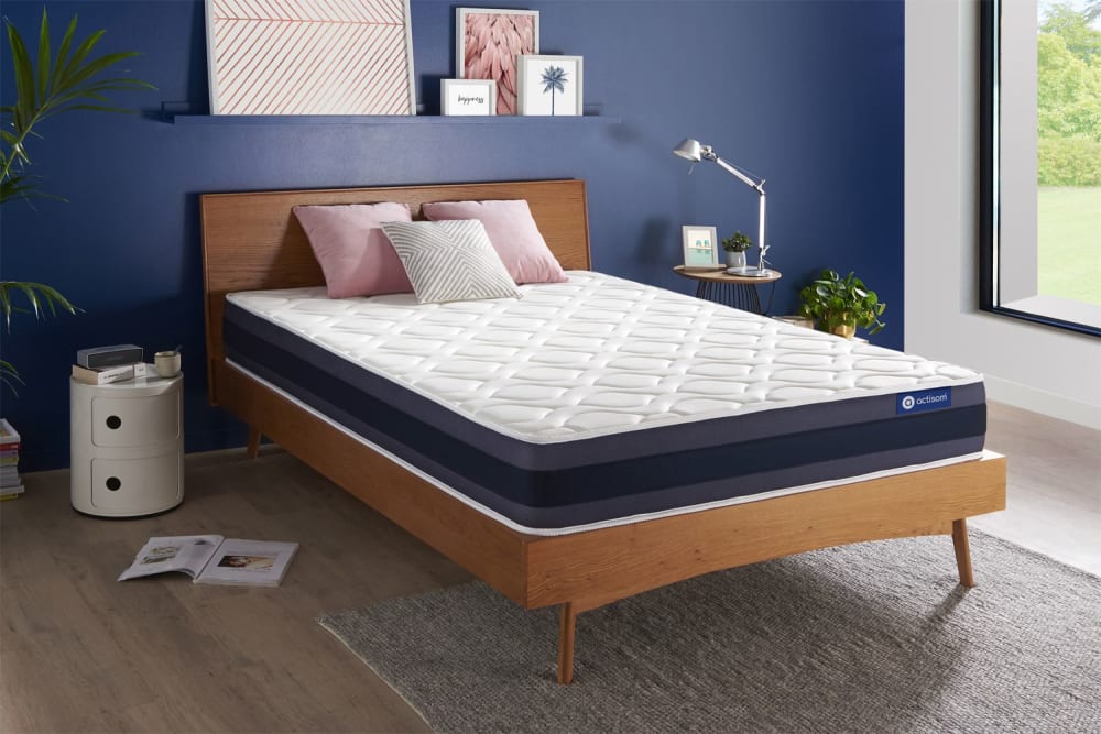 Matratze aus Taschenfederkern und Memory-Schaum 130 x 220 cm,