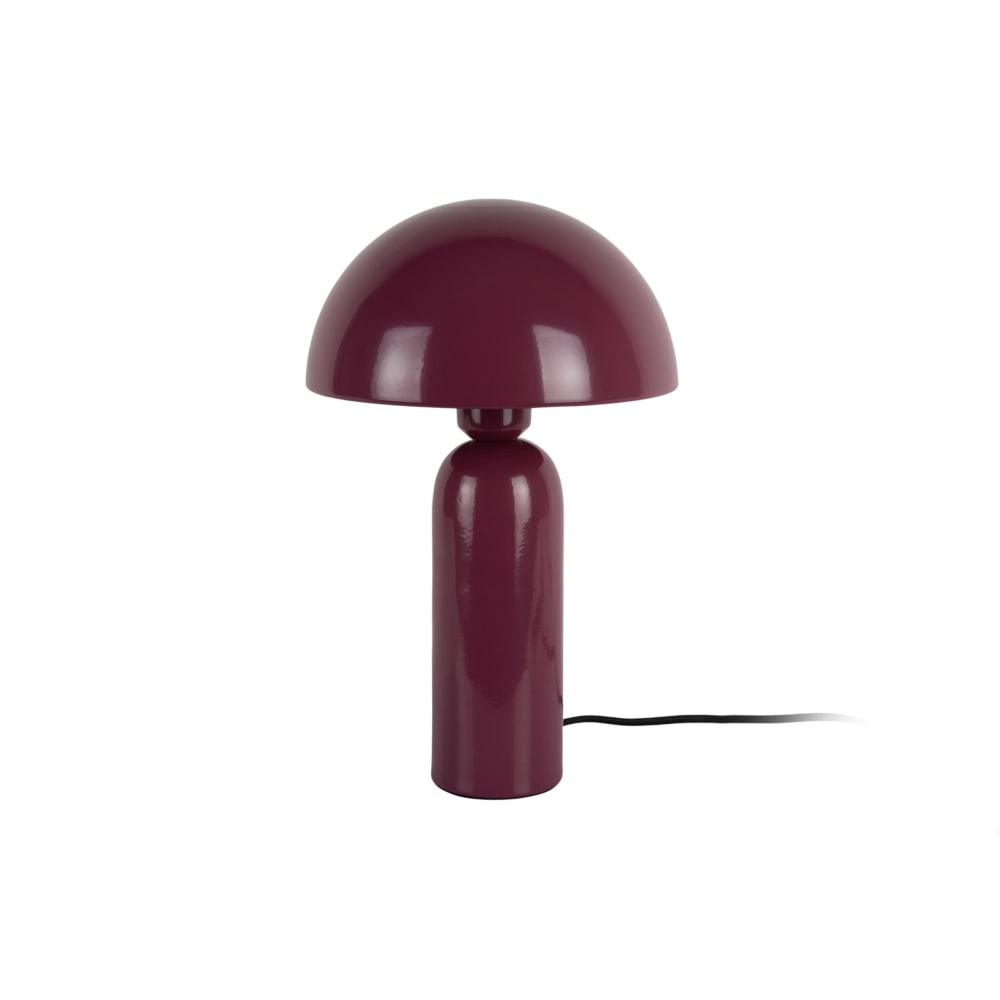 Lampe de table métal violet 22x22x35cm