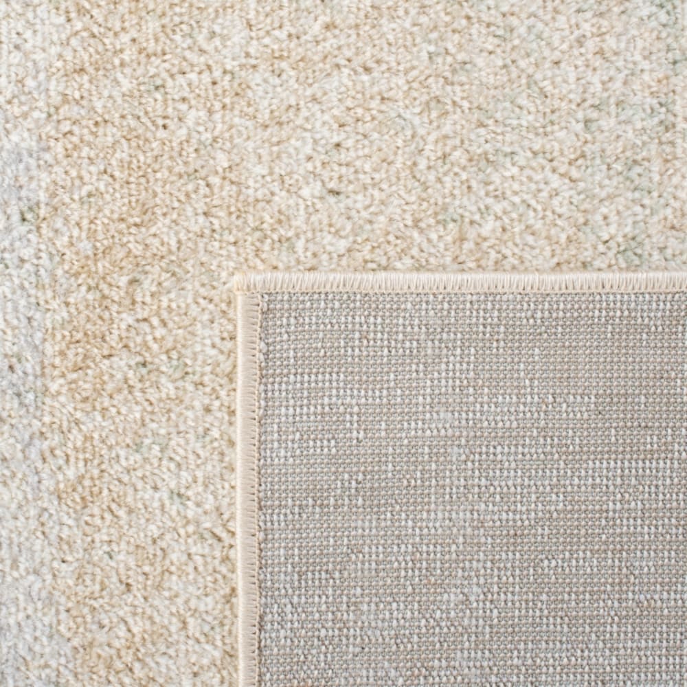 Tapis abstrait moderne en polypropylène blanc/or, 155 x 229 cm — vue 4