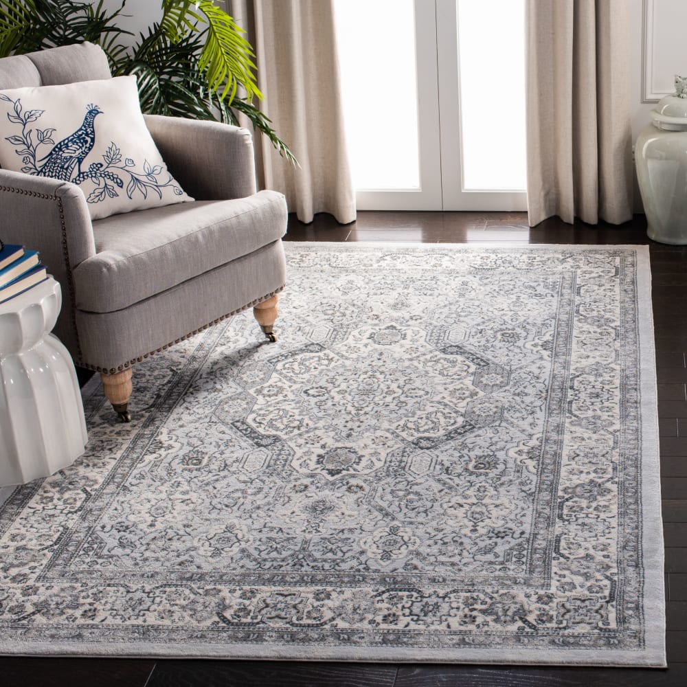 Safavieh Übergangsphase Polypropylen-Teppich in Grau/Beige, 160 x 229 cm style vintage Grau Pp - Polypropylen