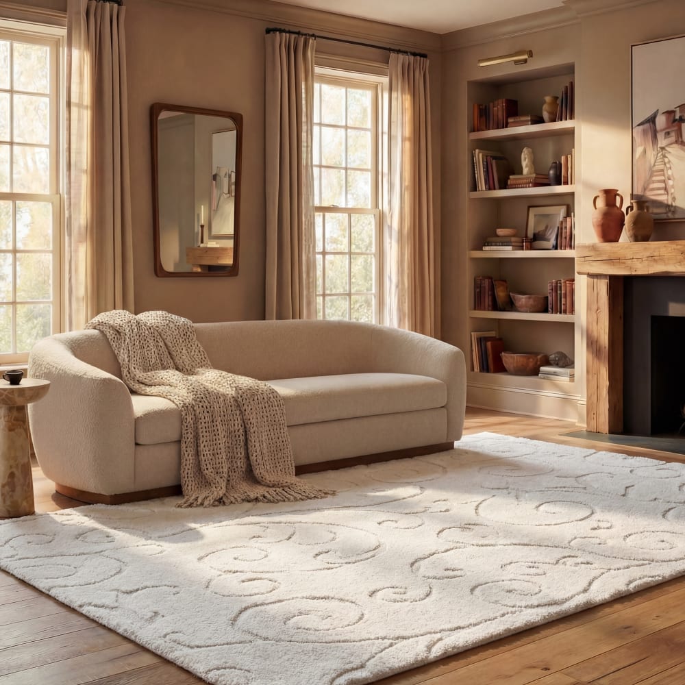 Polypropylen-Teppich in Beige, 160 x 229 cm - Maisons Du Monde