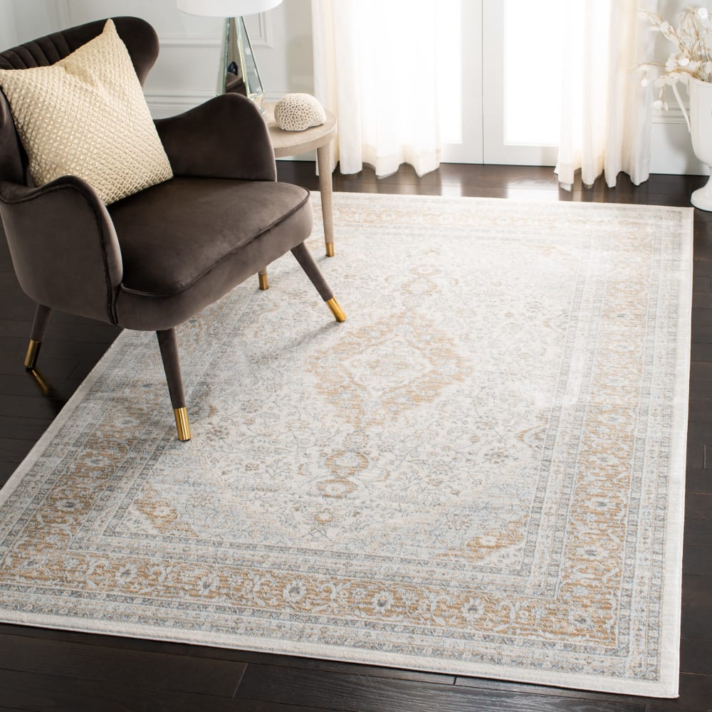 Safavieh Übergangsphase Polypropylen-Teppich in Beige, 160 x 229 cm style vintage Beige Pp - Polypropylen